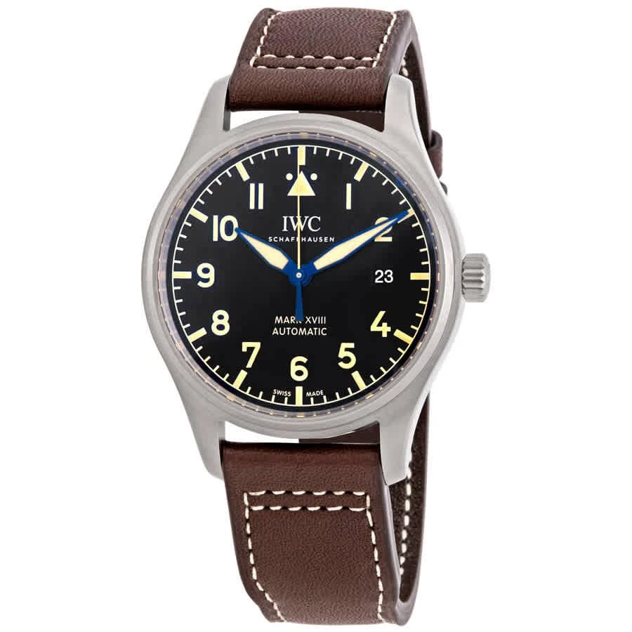 商品IWC Schaffhausen|Pilot Mark XVIII Heritage Titanium Automatic Men's Watch IW327006,价格¥29391,第1张图片