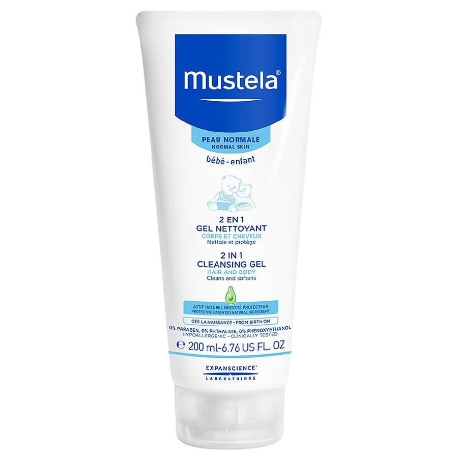商品Mustela|婴儿二合一沐浴啫喱 200ml,价格¥57,第1张图片