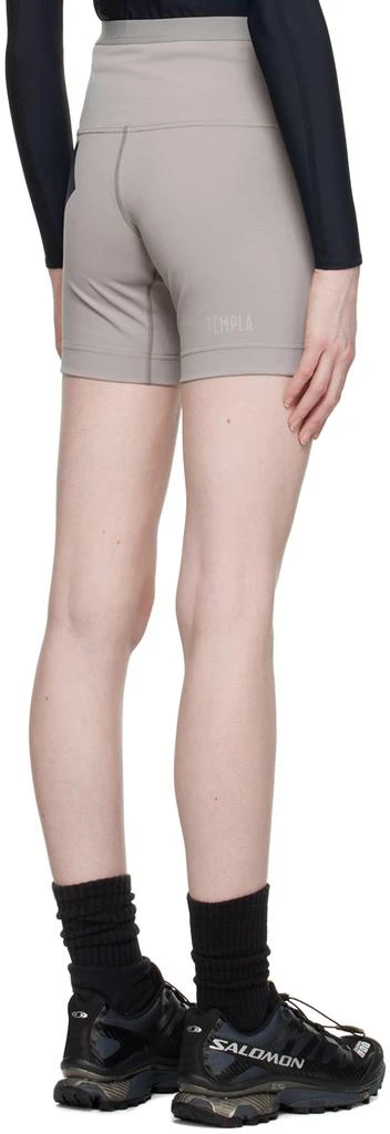 商品TEMPLA|Gray Bonded Shorts,价格¥501,第3张图片详细描述