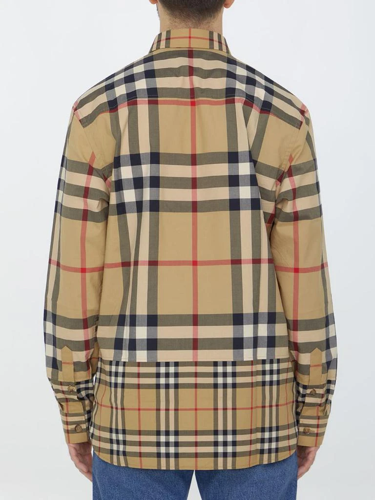 商品Burberry|Check cotton shirt,价格¥3018,第4张图片详细描述