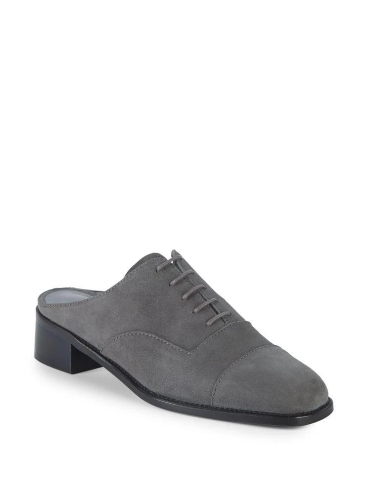 商品Stuart Weitzman|Halfdays Suede Backless Loafers,价格¥789,第1张图片
