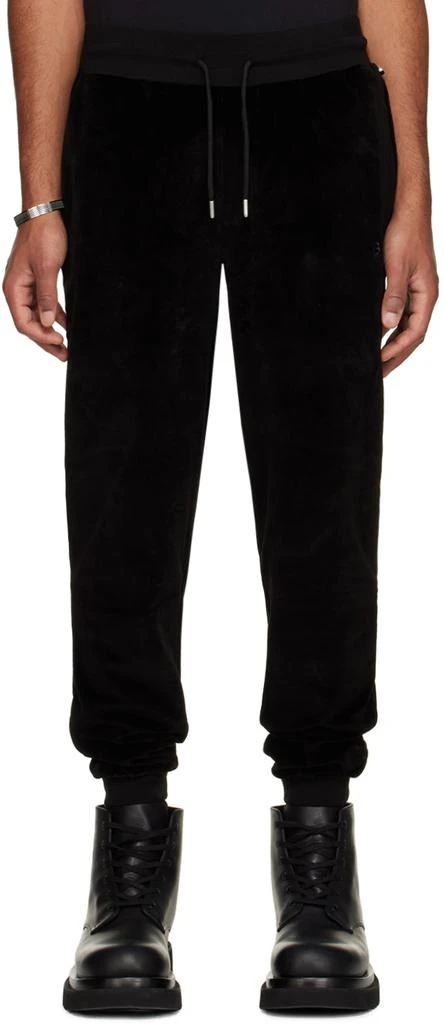 商品Hugo Boss|Black Embroidered Sweatpants,价格¥450,第1张图片