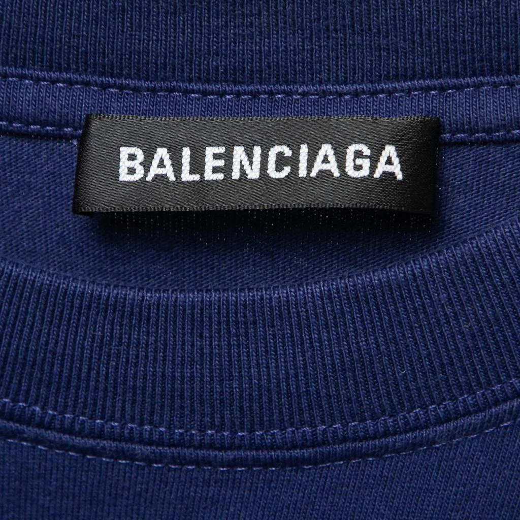 商品[二手商品] Balenciaga|Balenciaga Blue New Copyright Logo Print Crewneck T-Shirt XS,价格¥1808,第4张图片详细描述
