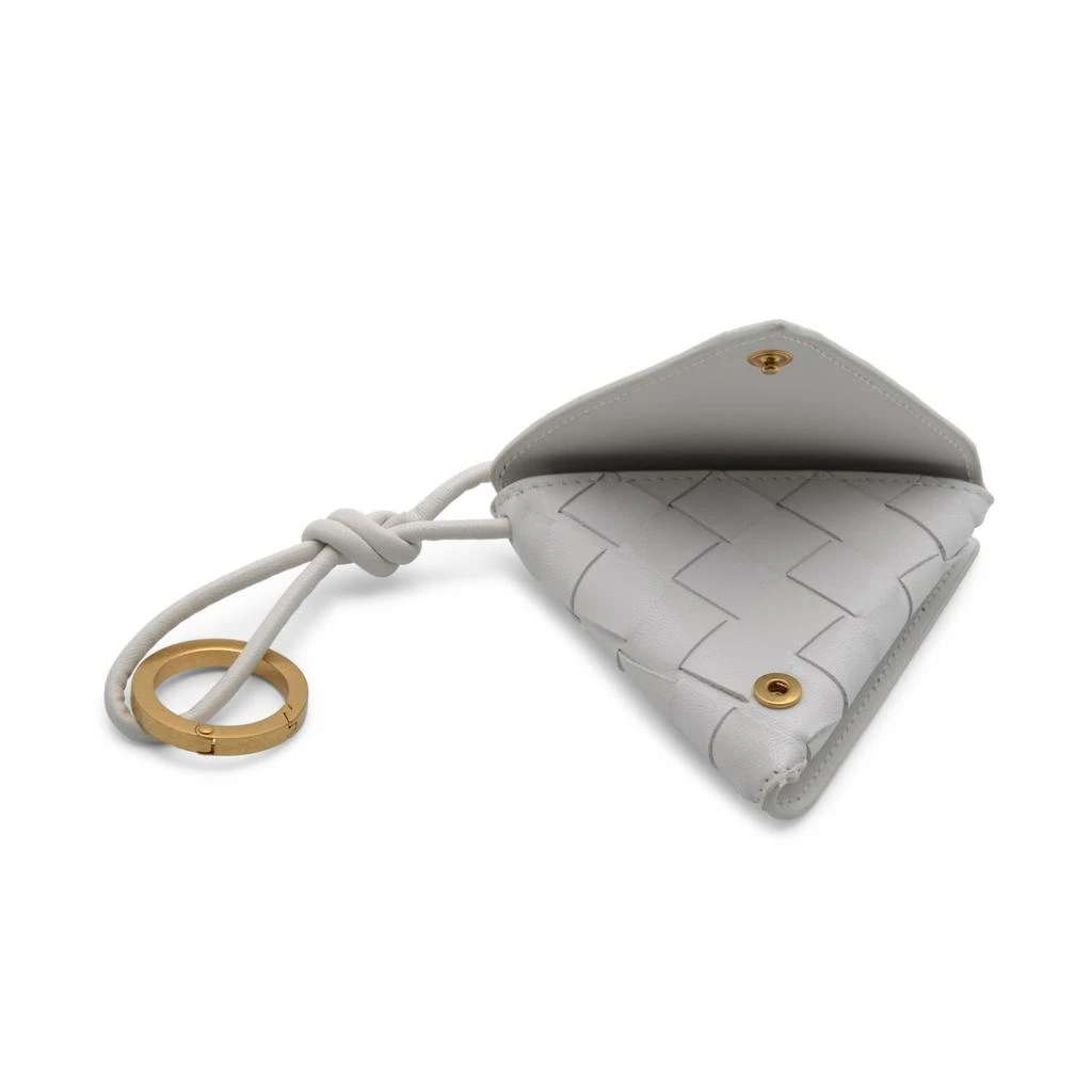 商品Bottega Veneta|Bottega Veneta White Leather Key Chain 629578-Vcpp3-9033,价格¥1533,第2张图片详细描述