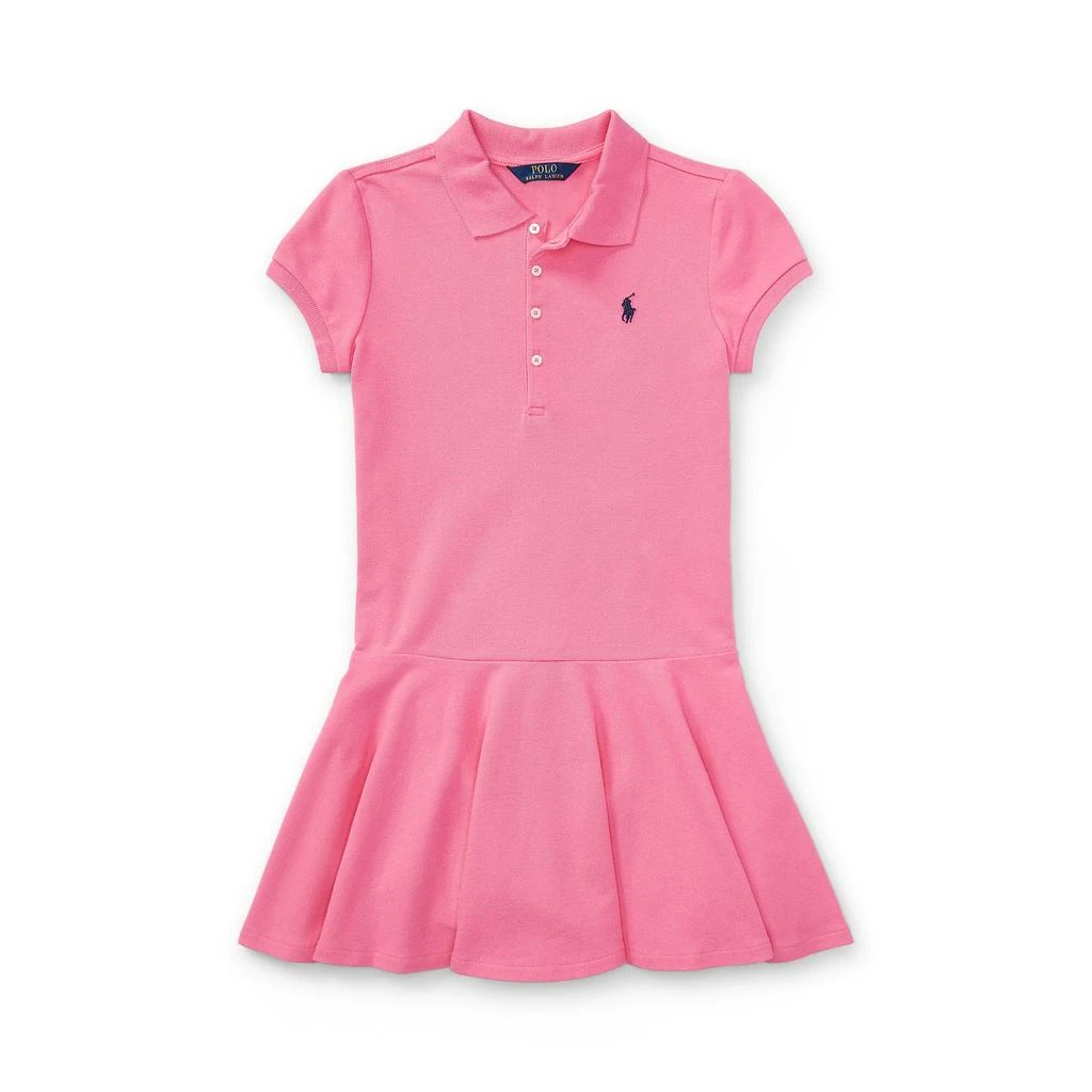 商品Ralph Lauren|Short-Sleeve Polo Dress (Big Kids),价格¥452,第1张图片