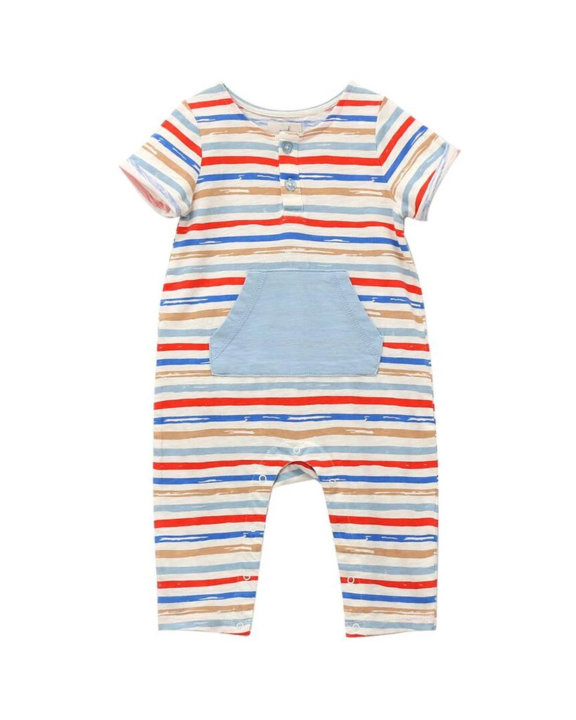 商品PEEK|Peek Stripe Front Pocket Coverall Jumpsuit,价格¥81,第1张图片