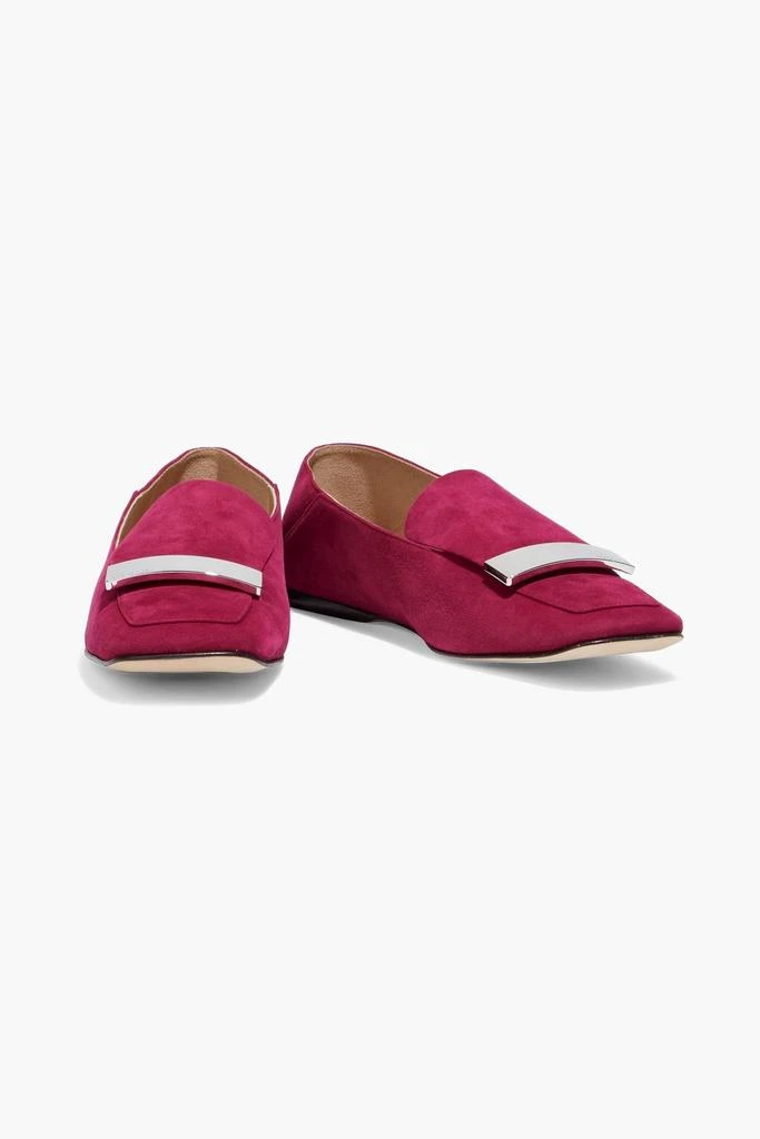 商品Sergio Rossi|sr1 suede collapsible-heel loafers,价格¥1648,第2张图片详细描述