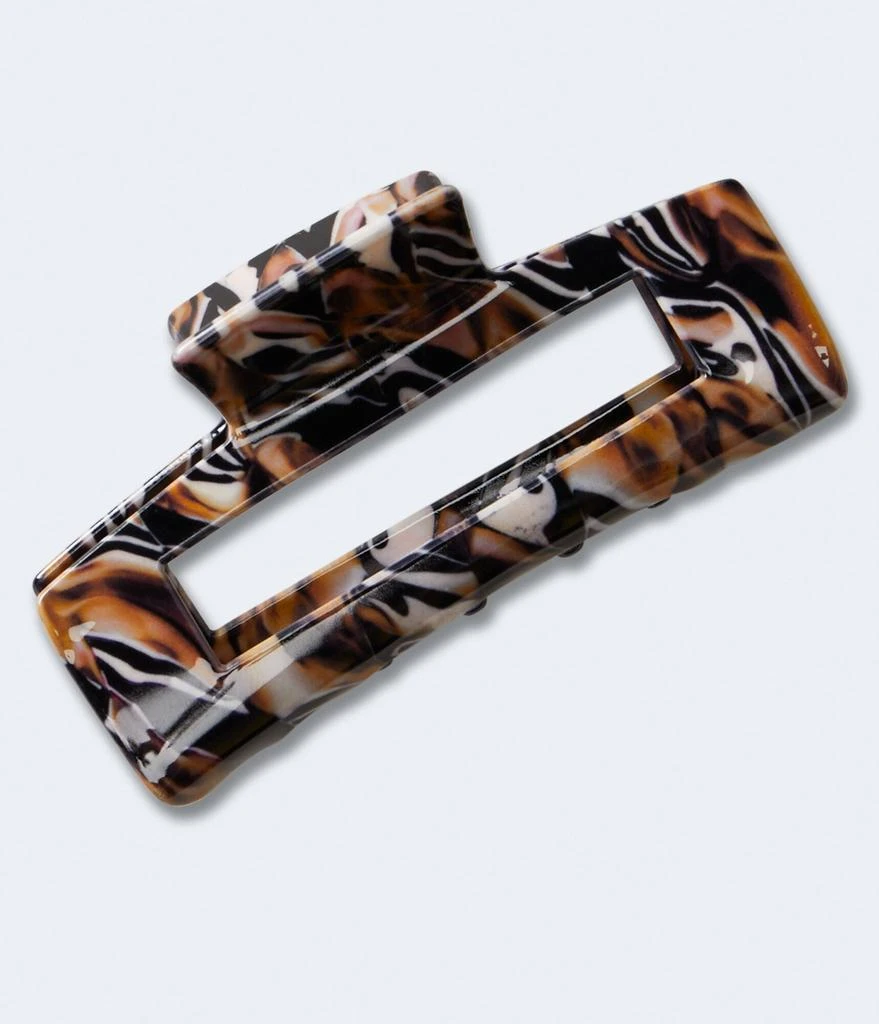 商品Aeropostale|Aeropostale Tiger Swirl Open Rectangle Claw Hair Clip,价格¥23,第1张图片