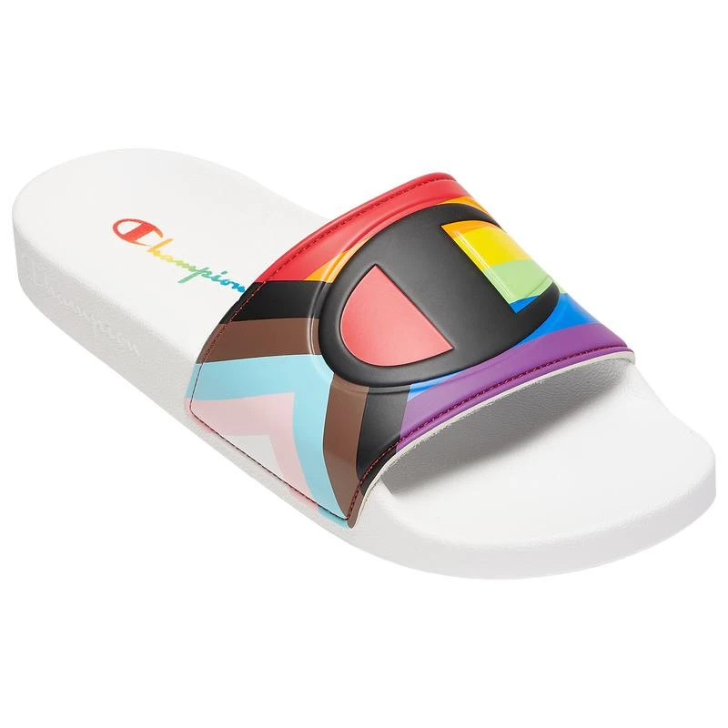 商品CHAMPION|Champion IPO Pride Slides - Men's,价格¥150-¥188,第1张图片