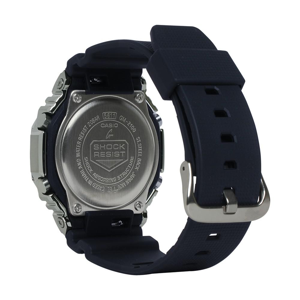 Men's Black & Silver-Tone Strap Watch 45.2mm商品第2张图片规格展示