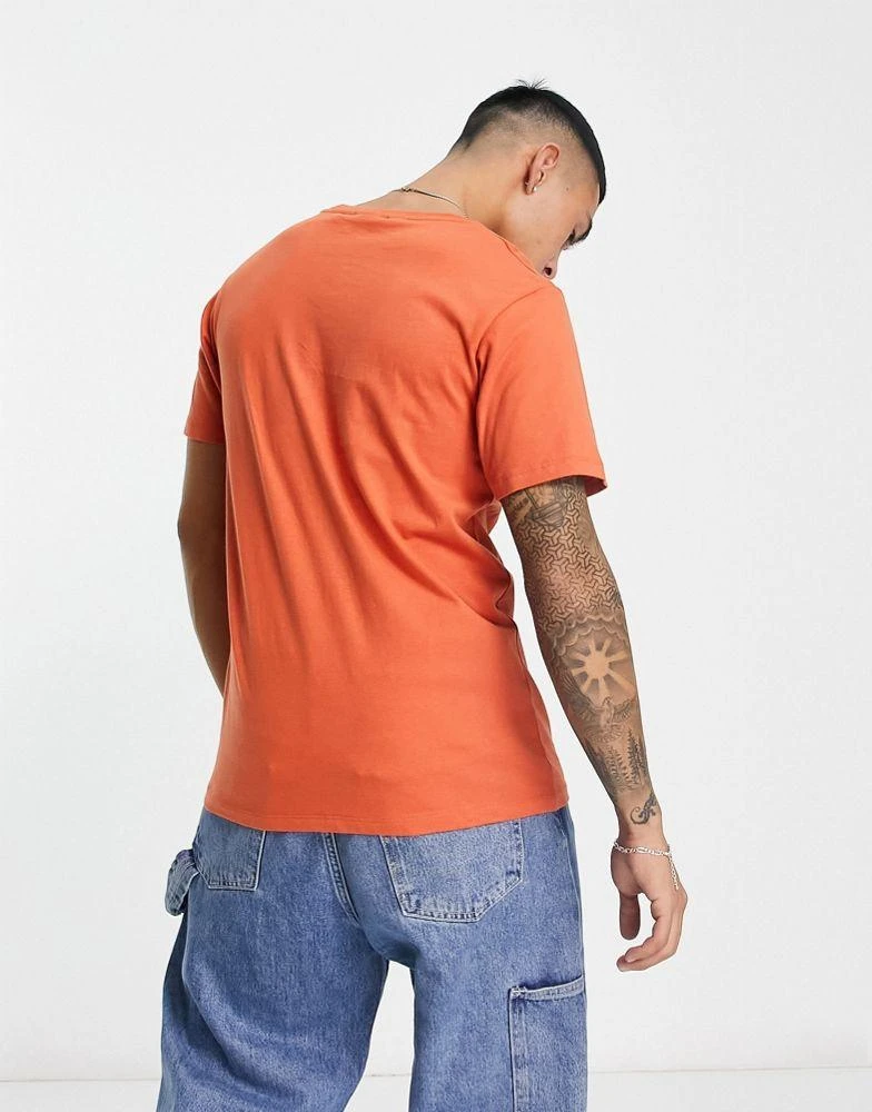 商品WeSC|WESC printed t-shirt in orange,价格¥94,第2张图片详细描述