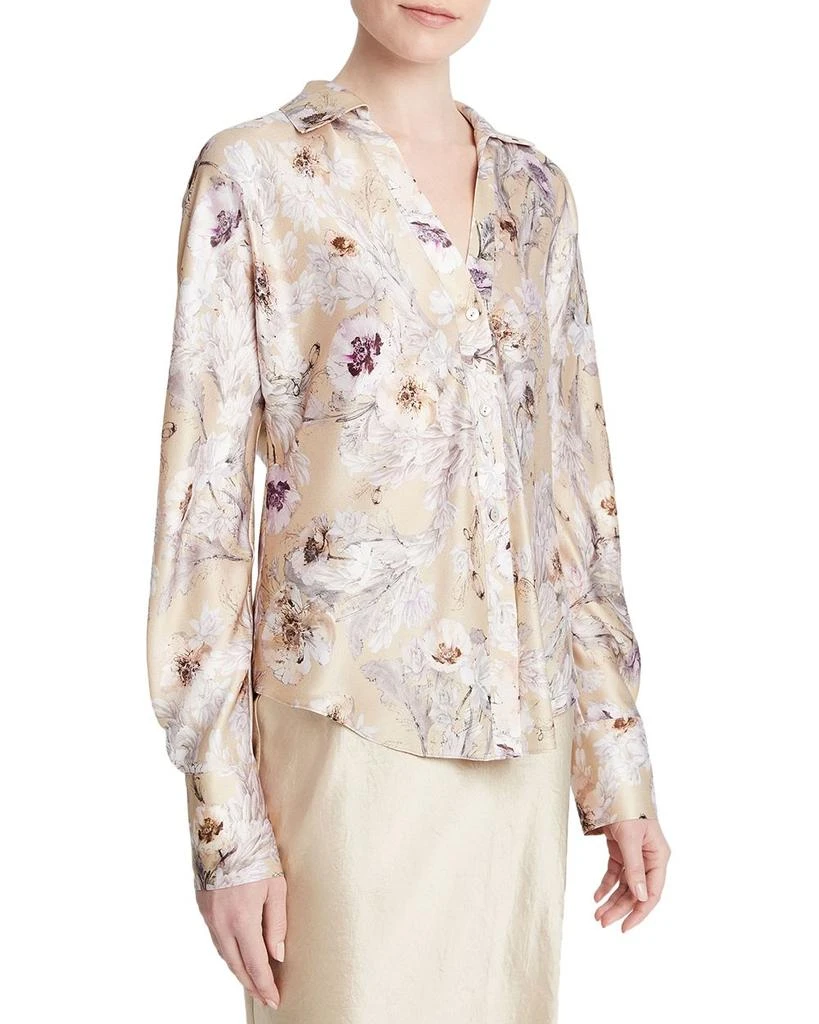 Silk Printed Long Sleeve Shirt 商品