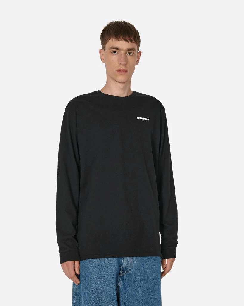 商品Patagonia|P-6 Logo Responsibili Longsleeve T-Shirt Black,价格¥356,第1张图片