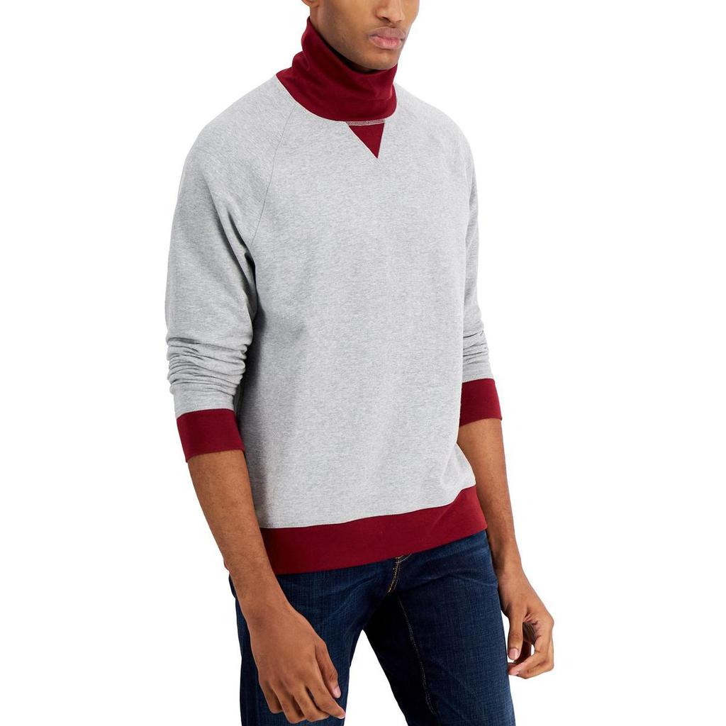 Club Room Mens Spiralite ColorBlock Pullover Sweatshirt商品第1张图片规格展示