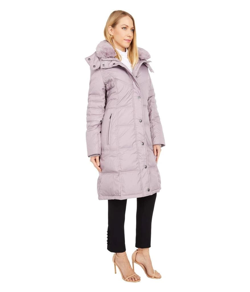 商品London Fog|Quilted Puffer with Fur Collar,价格¥528,第4张图片详细描述