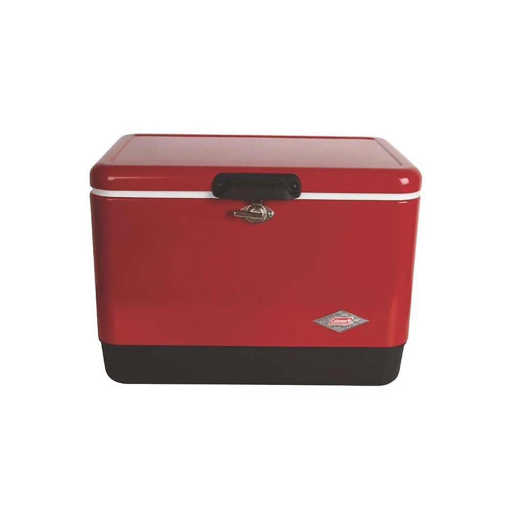 商品Coleman|Coleman Vintage Steel Belted 54qt Cooler,价格¥1239,第1张图片