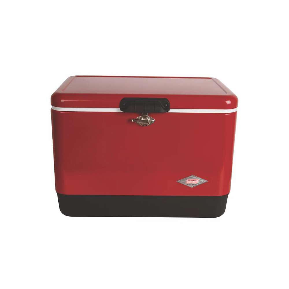 商品Coleman|Coleman Vintage Steel Belted 54qt Cooler,价格¥1486,第1张图片