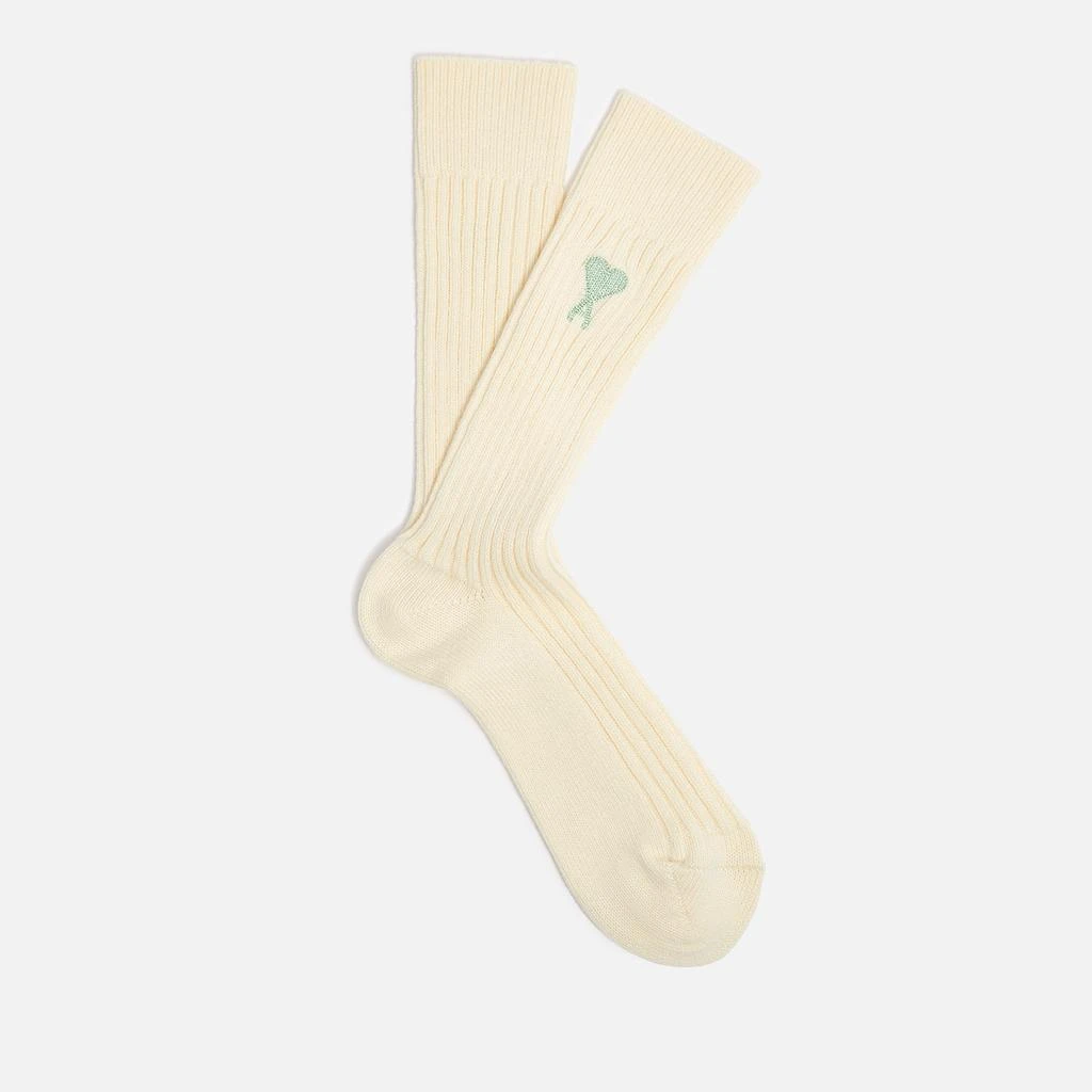 商品AMI|AMI x Coggles de Coeur Three-Pack Cotton-Blend Socks,价格¥594,第2张图片详细描述