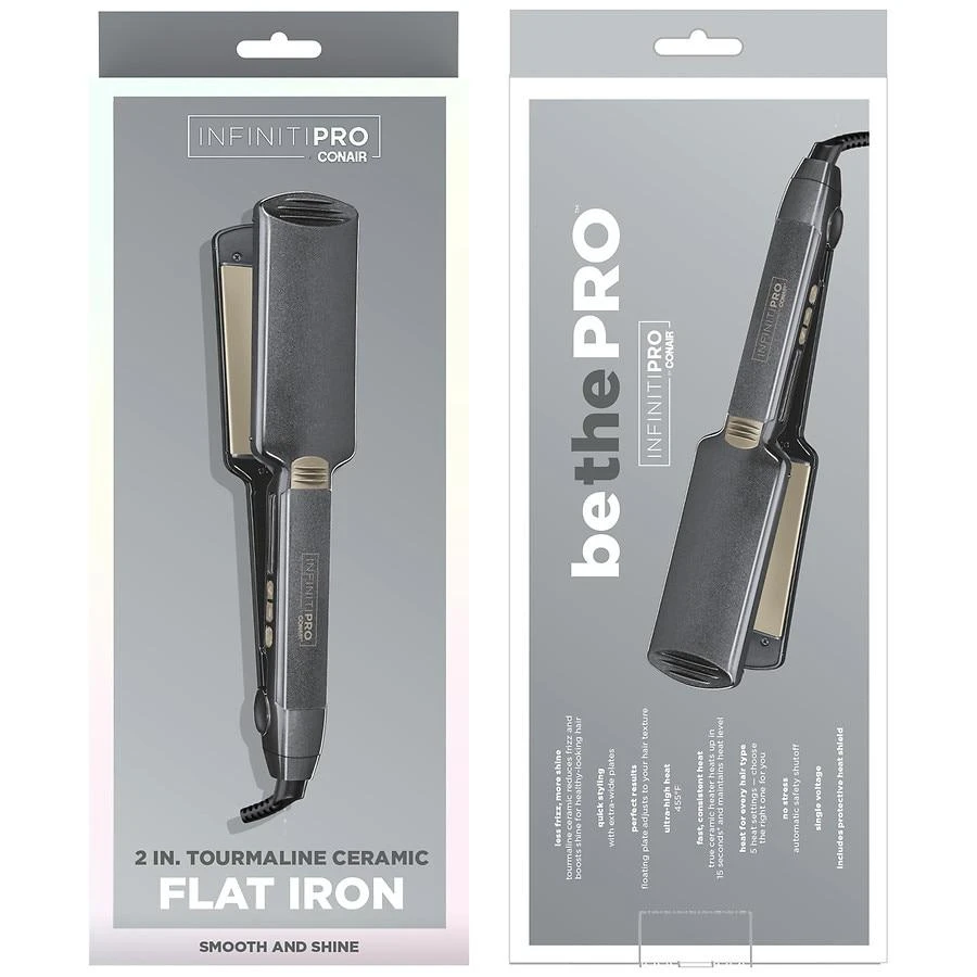 商品Infiniti by Conair|2" Tourmaline Ceramic Flat Iron,价格¥335,第2张图片详细描述