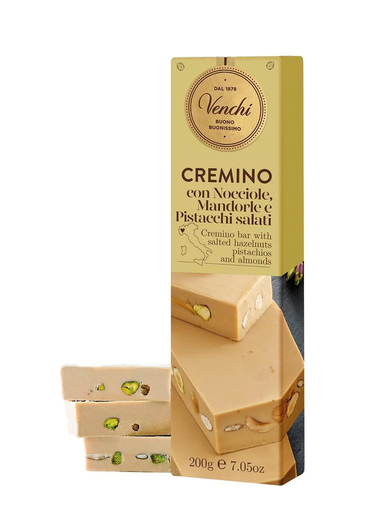 商品Venchi|White Chocolate Gianduja with Salted Nuts Soft Bar 200g,价格¥146,第1张图片