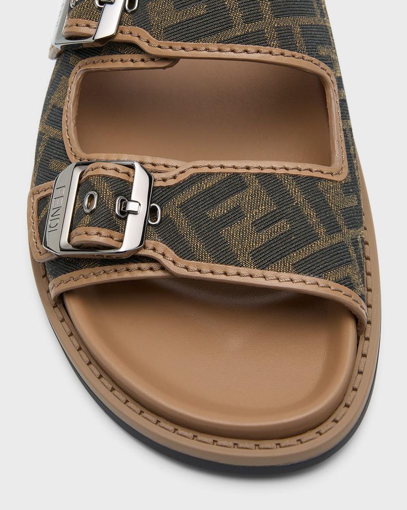 Fendi Men's FF Jacquard Slide Sandals - Shoes - Compare