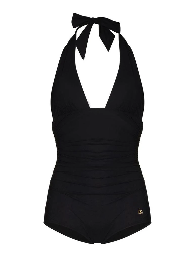 商品Dolce & Gabbana|Dolce & Gabbana Low-Cut One-Piece Swimsuit,价格¥3983,第1张图片