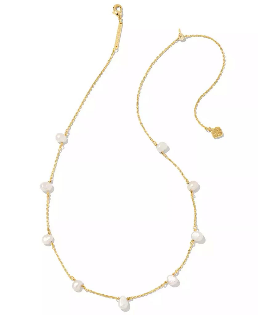 商品Kendra Scott|Freshwater Cultured Pearl 14K Gold Plated Over Brass Leighton Strand Necklace,价格¥505,第1张图片