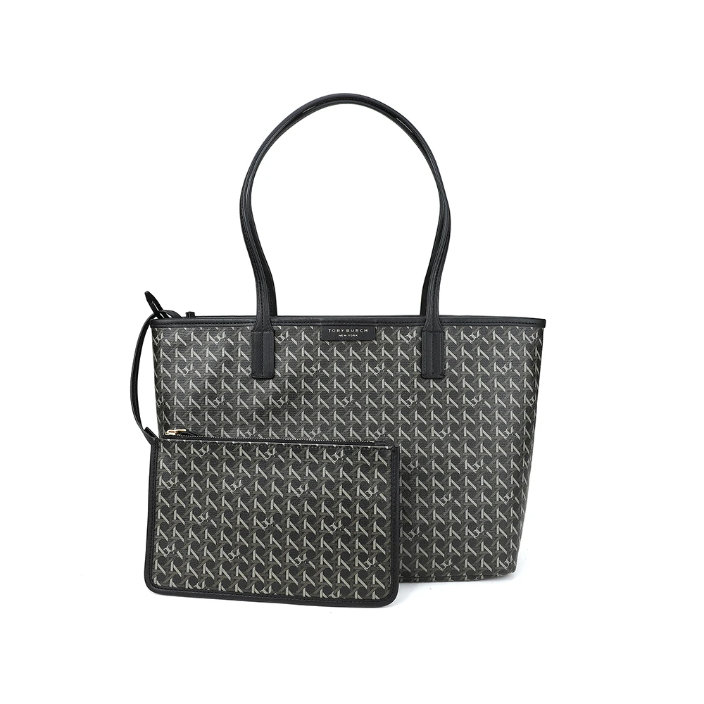 商品Tory Burch|TORY BURCH 格纹女士单肩包 147748-001,价格¥1581,第1张图片