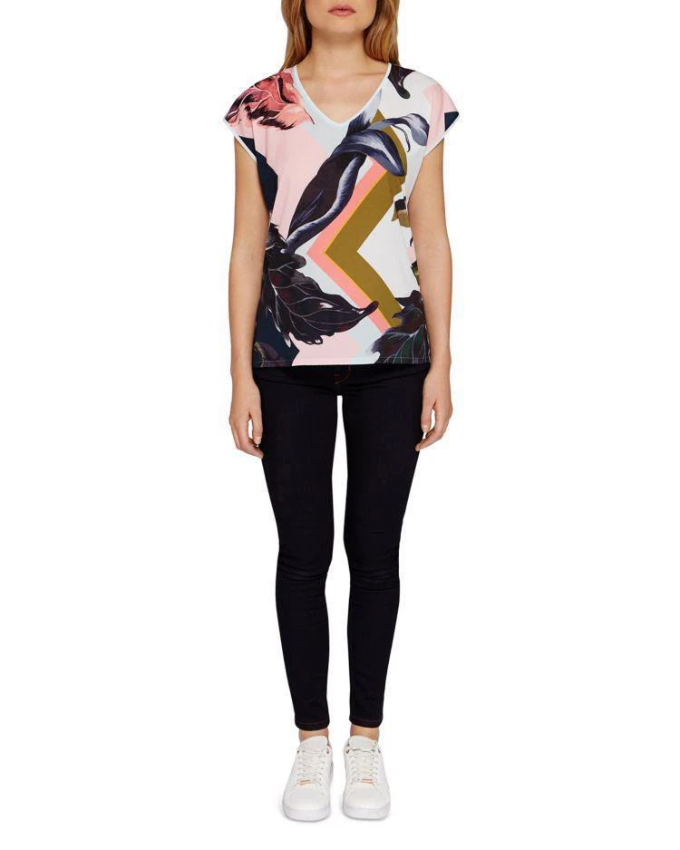 商品Ted Baker London|Erma Eden V-Neck Tee,价格¥489,第3张图片详细描述