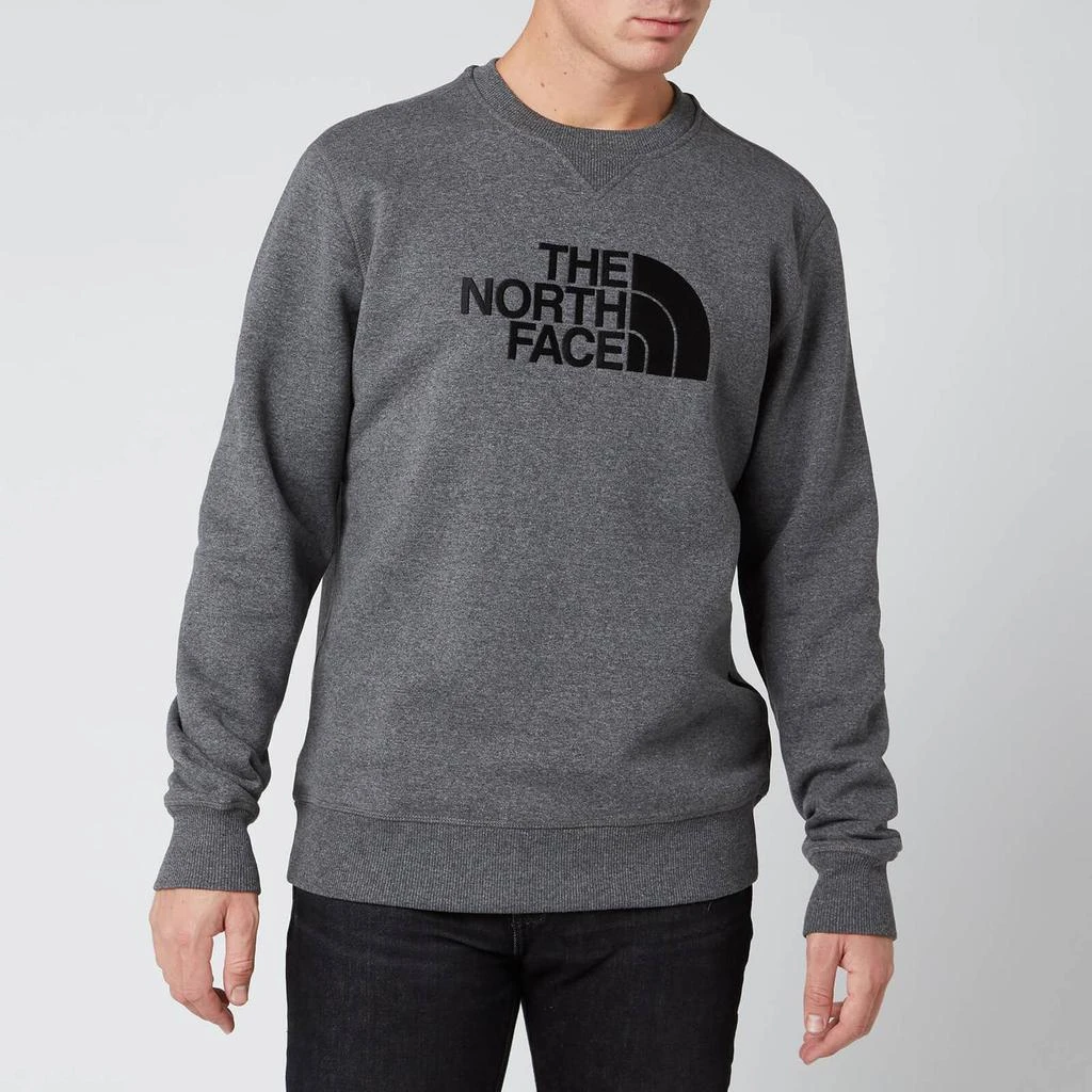 商品The North Face|The North Face Men's Drew Peak Crew Sweatshirt - TNF Medium Grey/TNF Black,价格¥540,第1张图片