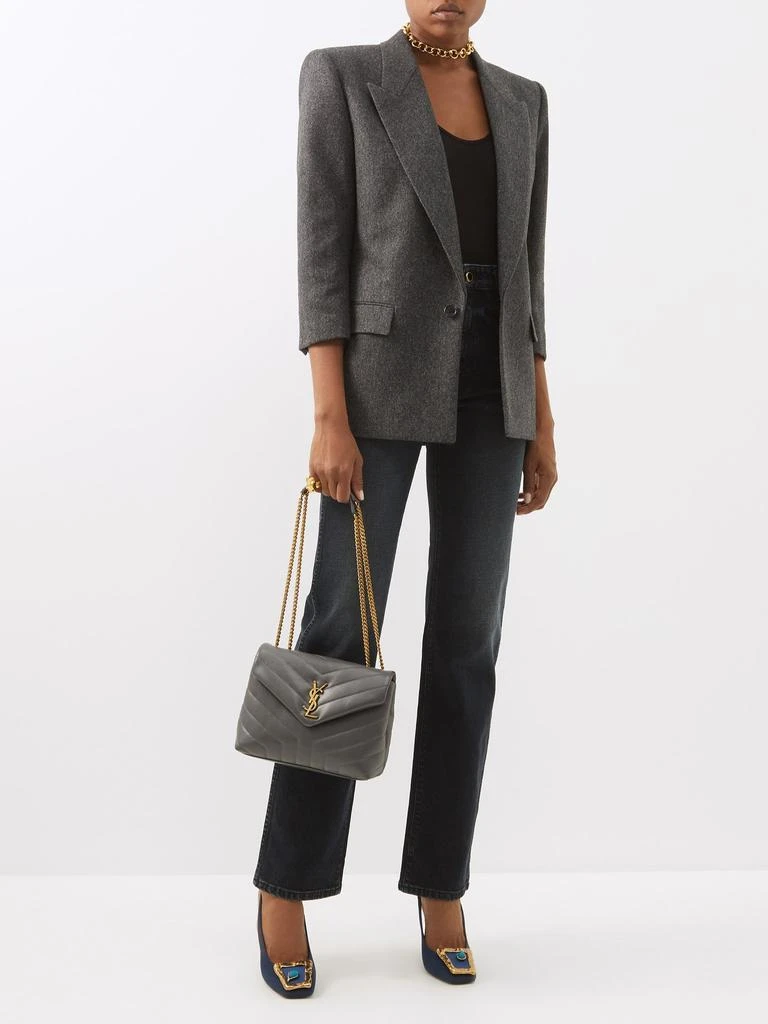 商品Yves Saint Laurent|Loulou small quilted-leather shoulder bag,价格¥24947,第3张图片详细描述