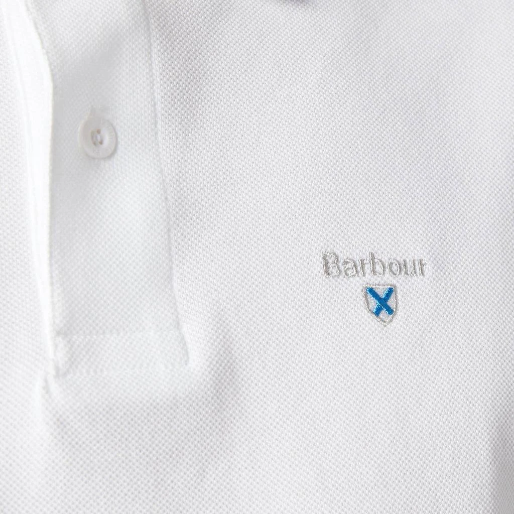 商品Barbour|Barbour Heritage Men's Sports Polo Shirt - White,价格¥280,第4张图片详细描述