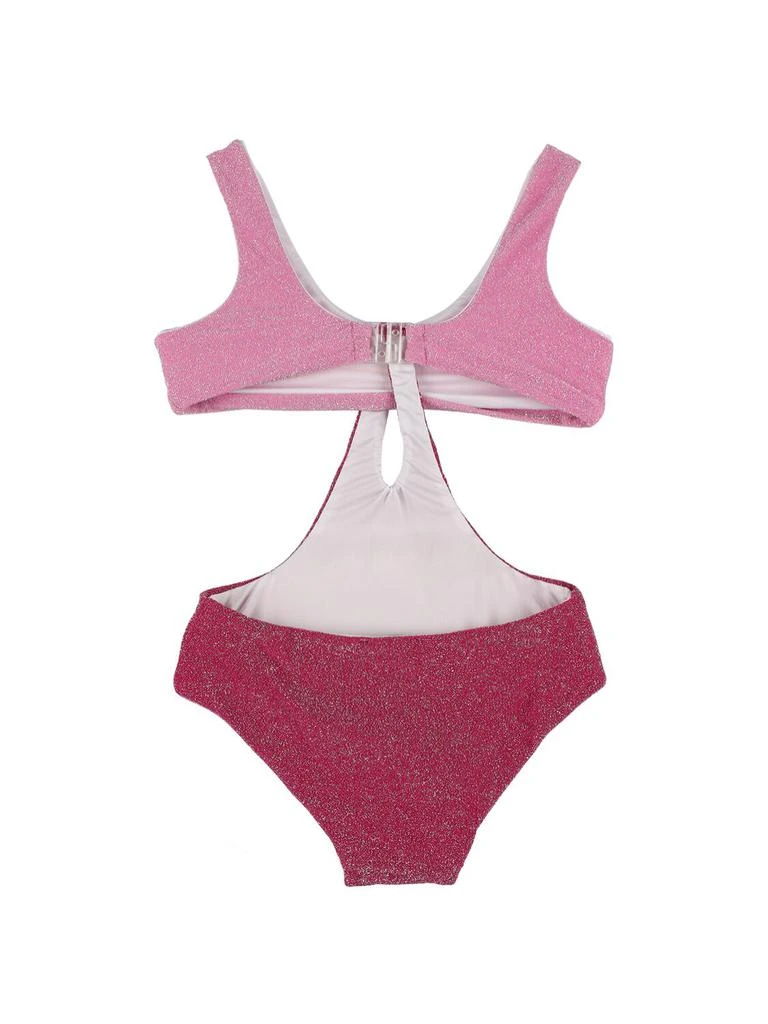 商品MONNALISA|Lurex One Piece Swimsuit,价格¥829,第2张图片详细描述