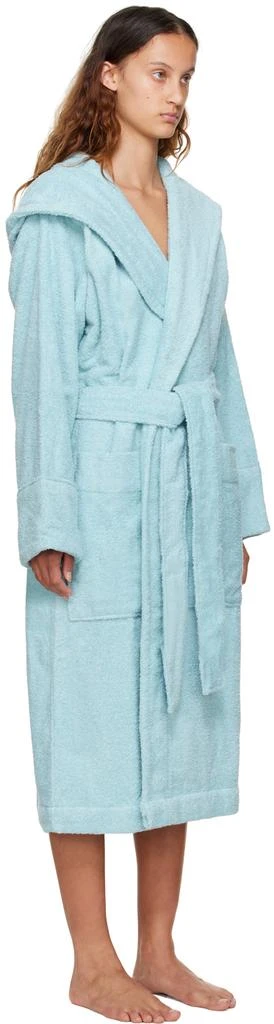 商品Tekla|Blue Hooded Robe,价格¥786,第2张图片详细描述