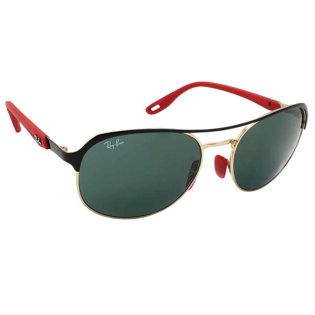 商品Ray-Ban|Scuderia Ferrari Dark Green Square Unisex Sunglasses RB3685M F06171 58,价格¥825,第1张图片