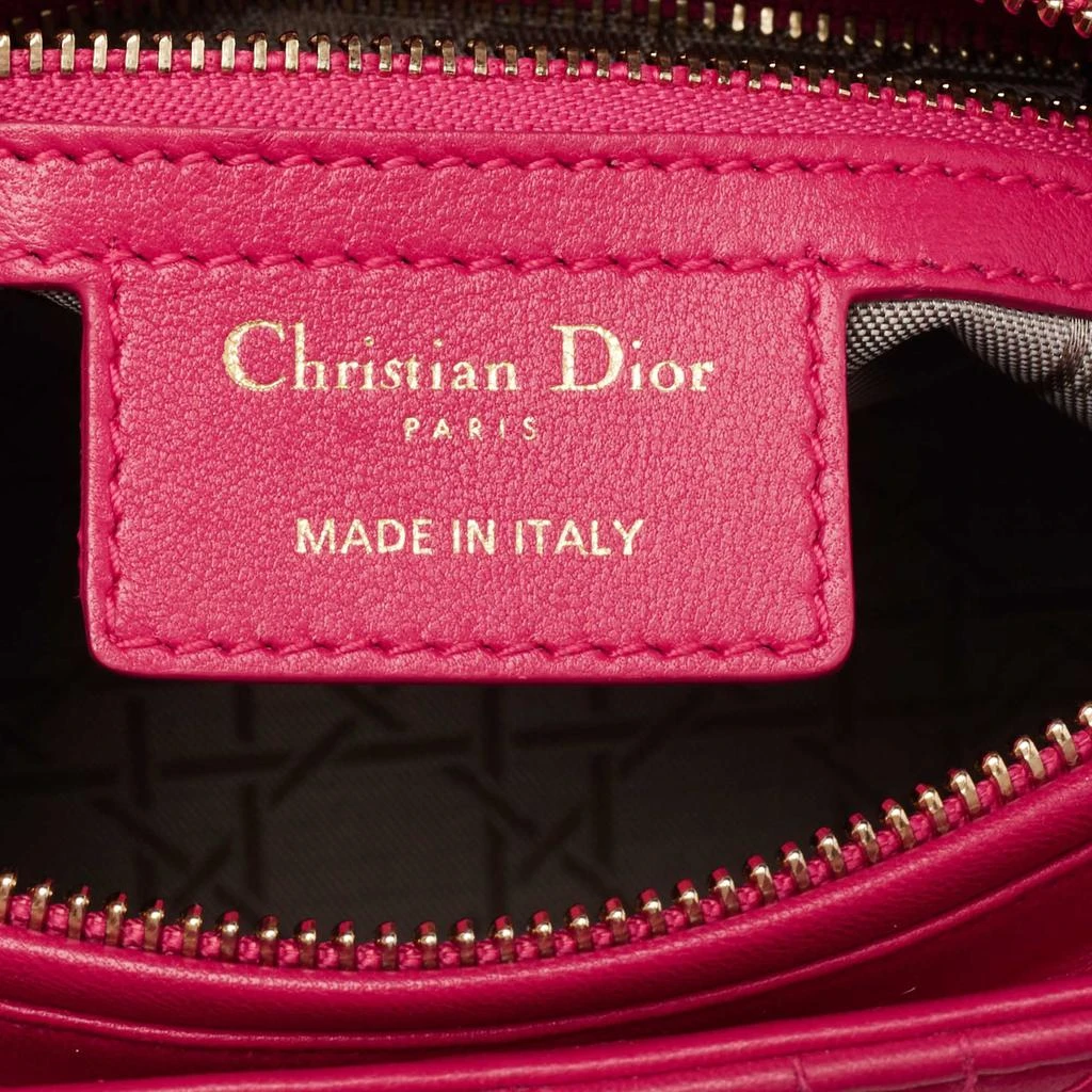 Dior Pink Cannage Leather Medium Lady Dior Tote 商品