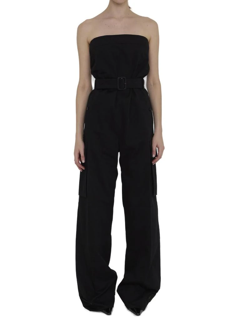 商品Yves Saint Laurent|Saint Laurent Cassandre Strapless Jumpsuit,价格¥16669,第1张图片
