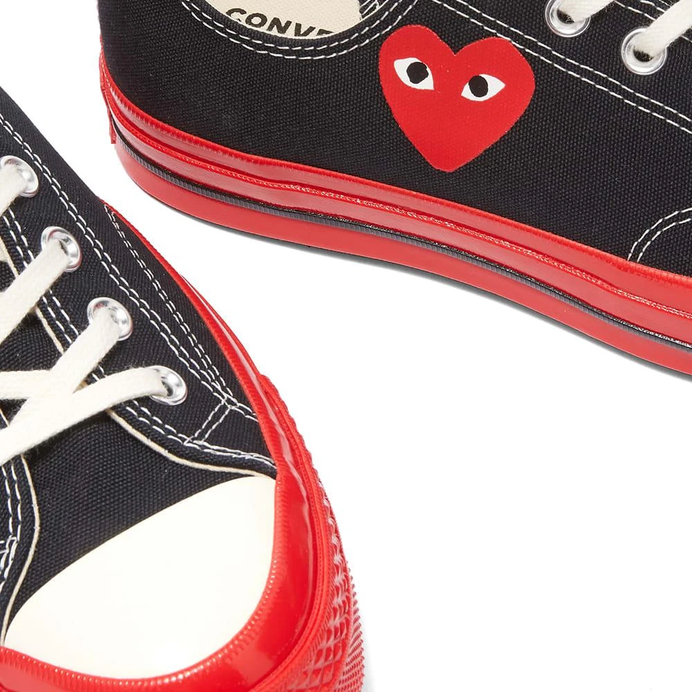 商品Comme des Garcons|Comme des Garcons Play x Converse Chuck Taylor Red Sole Low,价格¥1198,第4张图片详细描述