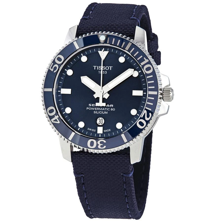 商品Tissot|Seastar 1000 Automatic Blue Dial Men's Watch T1204071704101,价格¥4053,第1张图片