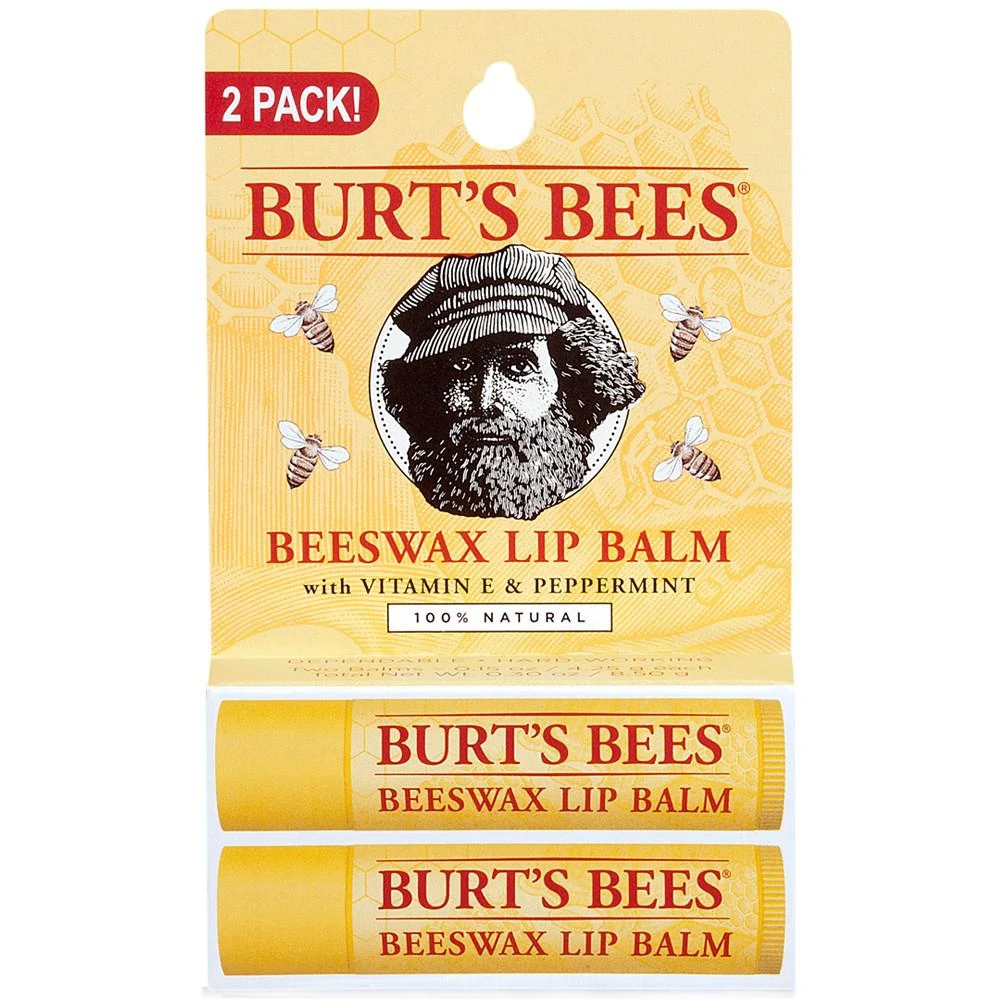 商品Burt's Bees|蜜蜡皇牌润唇膏 - 2只装,价格¥47,第1张图片