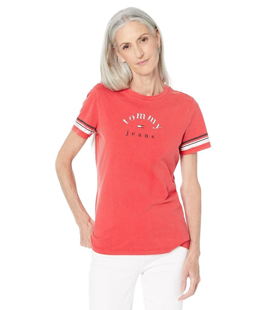 商品Tommy Jeans|Distressed Logo Tee,价格¥140,第1张图片
