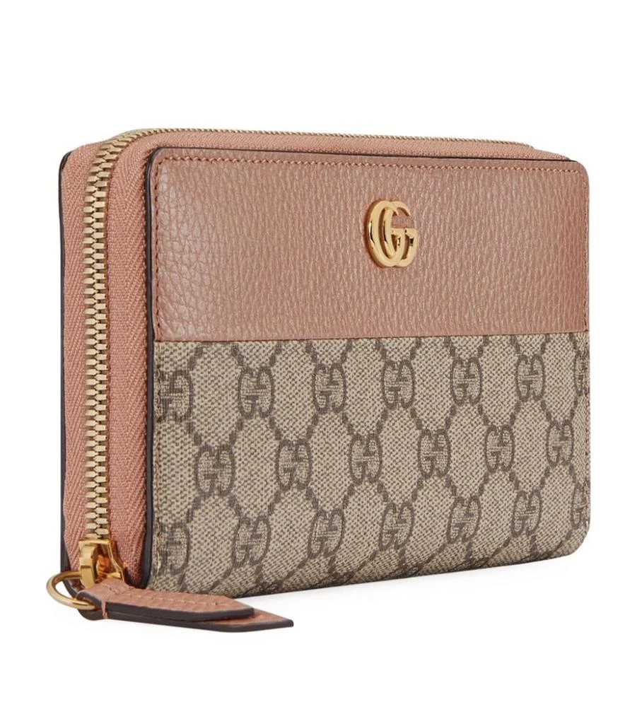 商品Gucci|Canvas GG Marmont Zip-Up Wallet,价格¥4225,第3张图片详细描述