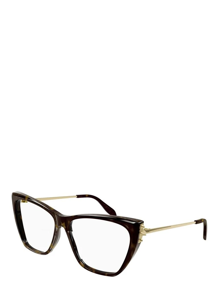 商品Alexander McQueen|Alexander McQueen Eyewear Cat-Eye Frame Glasses,价格¥2118,第2张图片详细描述