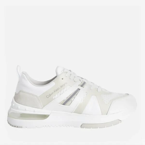 商品Calvin Klein|Calvin Klein Jeans Men's New Sporty Comfair 2 Running Style Trainers - Bright White,价格¥560,第1张图片详细描述