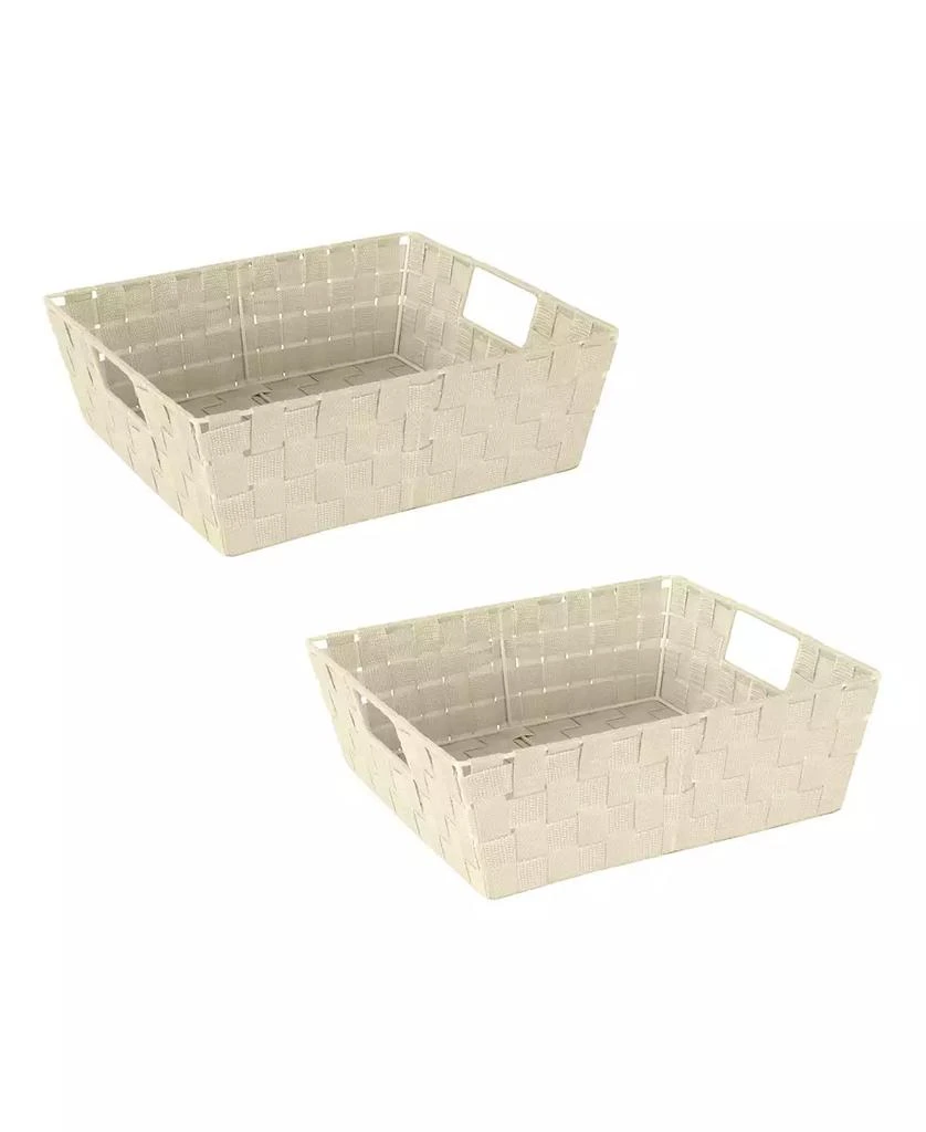 商品Simplify|2 Pack Storage Shelf Tote,价格¥238,第1张图片