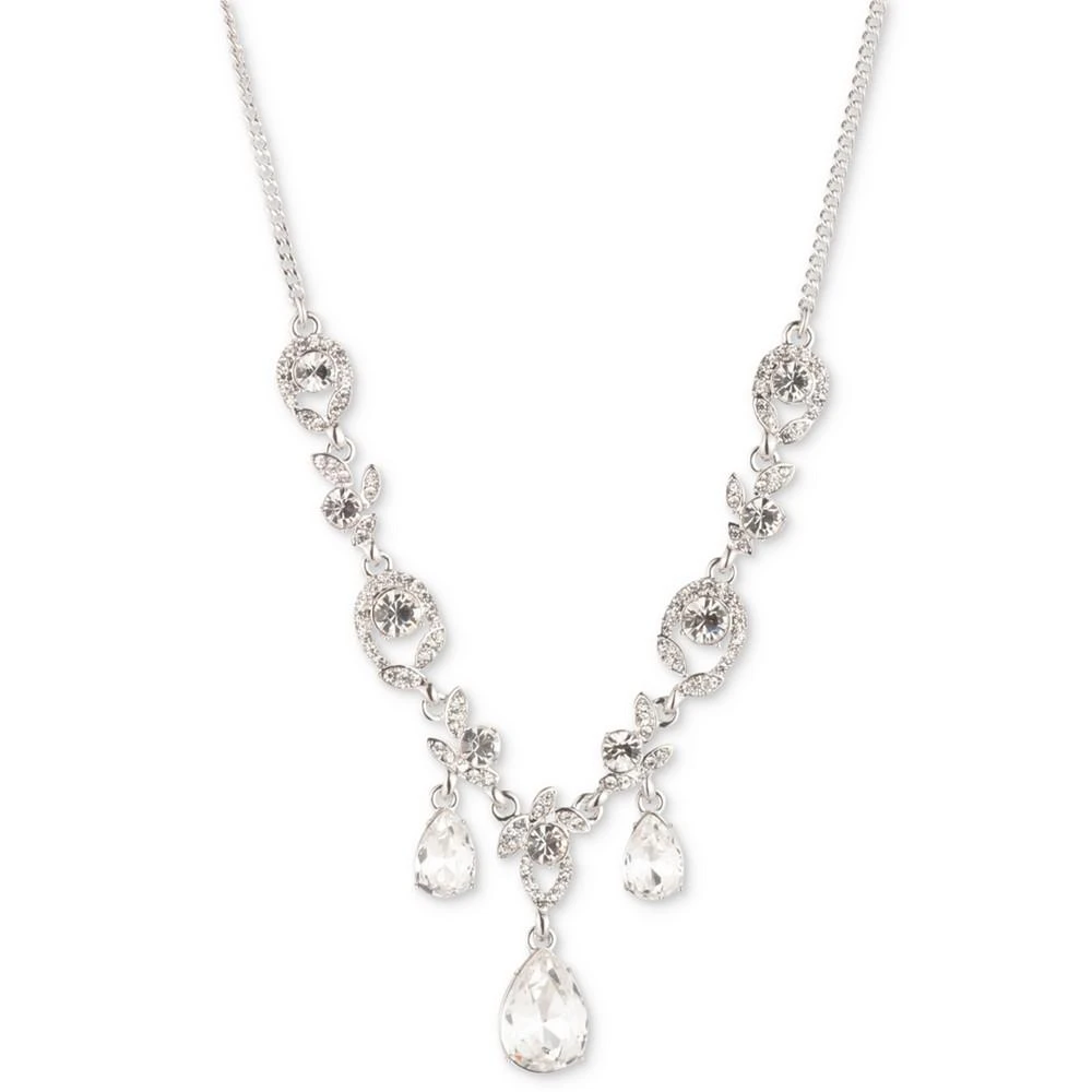 商品Givenchy|Silver-Tone Crystal Stone Lariat Necklace, 16" + 3" extender,价格¥294,第1张图片