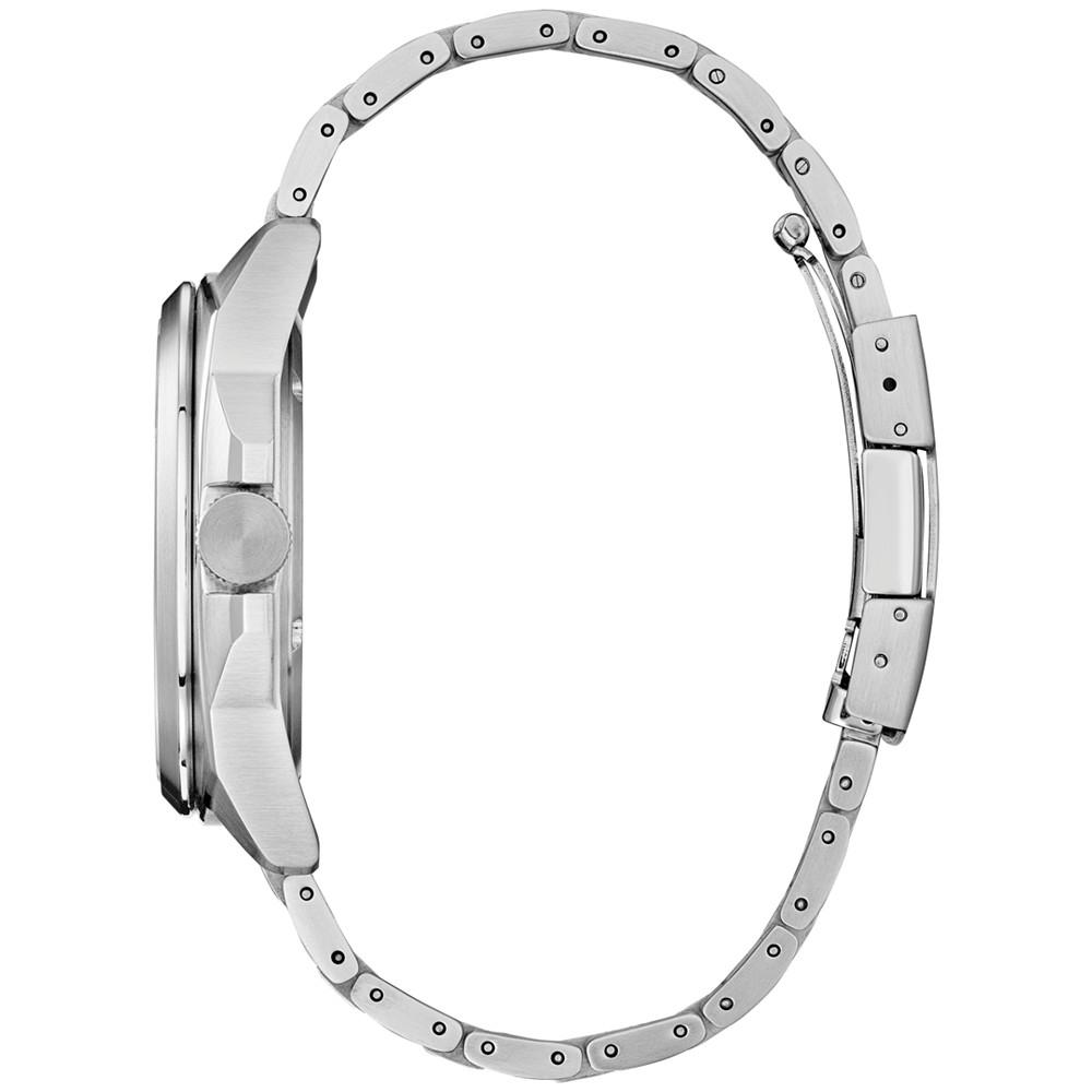 Eco-Drive Men's Sport Luxury Stainless Steel Bracelet Watch 42mm商品第2张图片规格展示