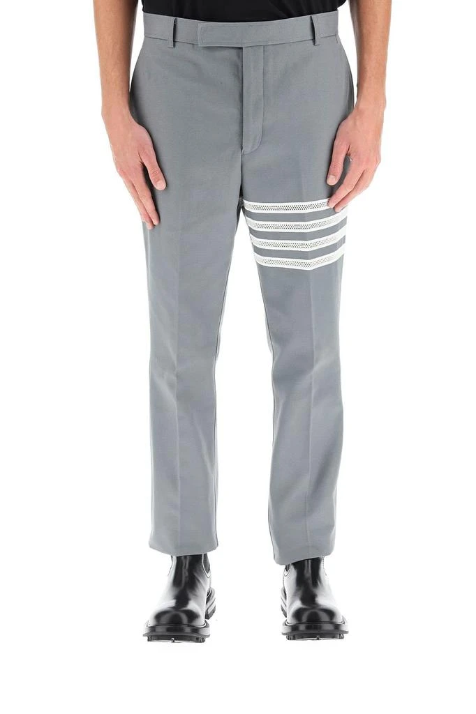 商品Thom Browne|Thom browne unconstructed classic chino trousers 4-bar,价格¥4109,第2张图片详细描述