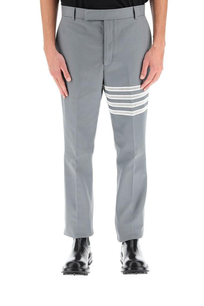 商品Thom Browne|Thom browne unconstructed classic chino trousers 4-bar,价格¥4096,第4张图片详细描述