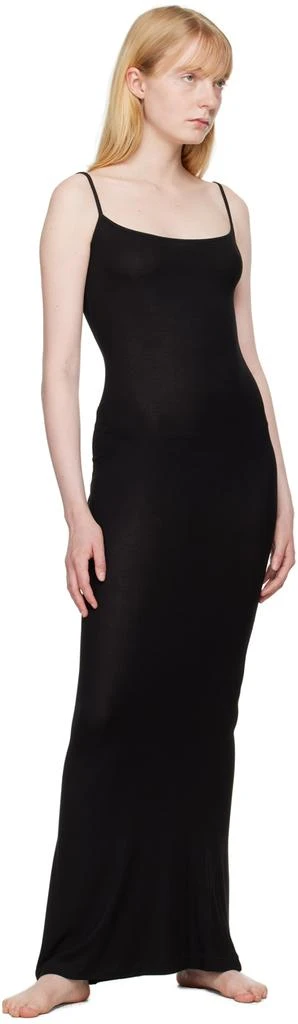 商品SKIMS|Black Soft Lounge Long Slip Maxi Dress,价格¥602,第4张图片详细描述